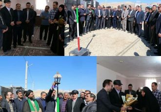 مشعل گاز در روستای سرتنگ زعفرانی مهران روشن شد